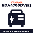 Yamaha EDA4700DV(E) Service and Repair Manual - power equipment workshop manual cover