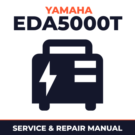 Yamaha EDA5000T Service and Repair Manual - power equipment workshop manual cover