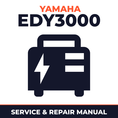 Yamaha EDY3000 Service and Repair Manual - power equipment workshop manual cover