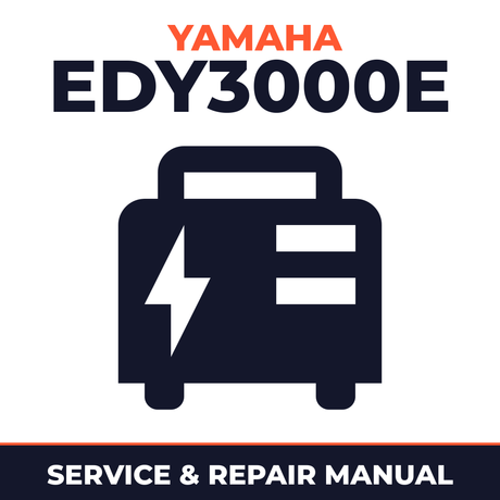 Yamaha EDY3000E Service and Repair Manual - power equipment workshop manual cover