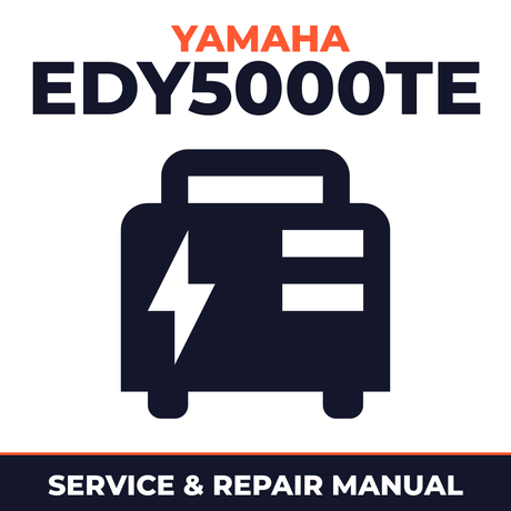 Yamaha EDY5000TE Service and Repair Manual - power equipment workshop manual cover