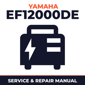 Yamaha EF12000DE Service and Repair Manual - power equipment workshop manual cover