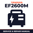 Yamaha EF2600M Service and Repair Manual - power equipment workshop manual cover