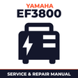 Yamaha EF3800 Service and Repair Manual - power equipment workshop manual cover