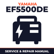 Yamaha EF5500DE Service and Repair Manual - power equipment workshop manual cover