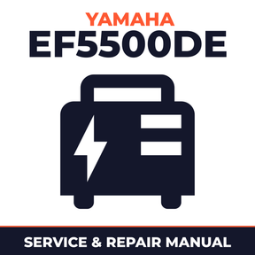 Yamaha EF5500DE Service and Repair Manual - power equipment workshop manual cover