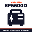Yamaha EF6600D Service and Repair Manual - power equipment workshop manual cover