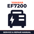 Yamaha EF7200 Service and Repair Manual - power equipment workshop manual cover