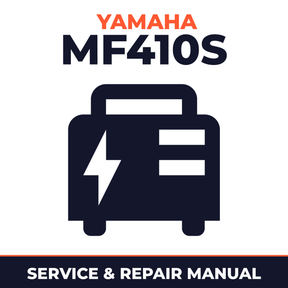 Yamaha MF410S Service and Repair Manual - power equipment workshop manual cover