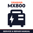 Yamaha MX800 Service and Repair Manual - power equipment workshop manual cover