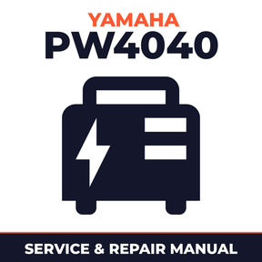 Yamaha PW4040 Service and Repair Manual - power equipment workshop manual cover