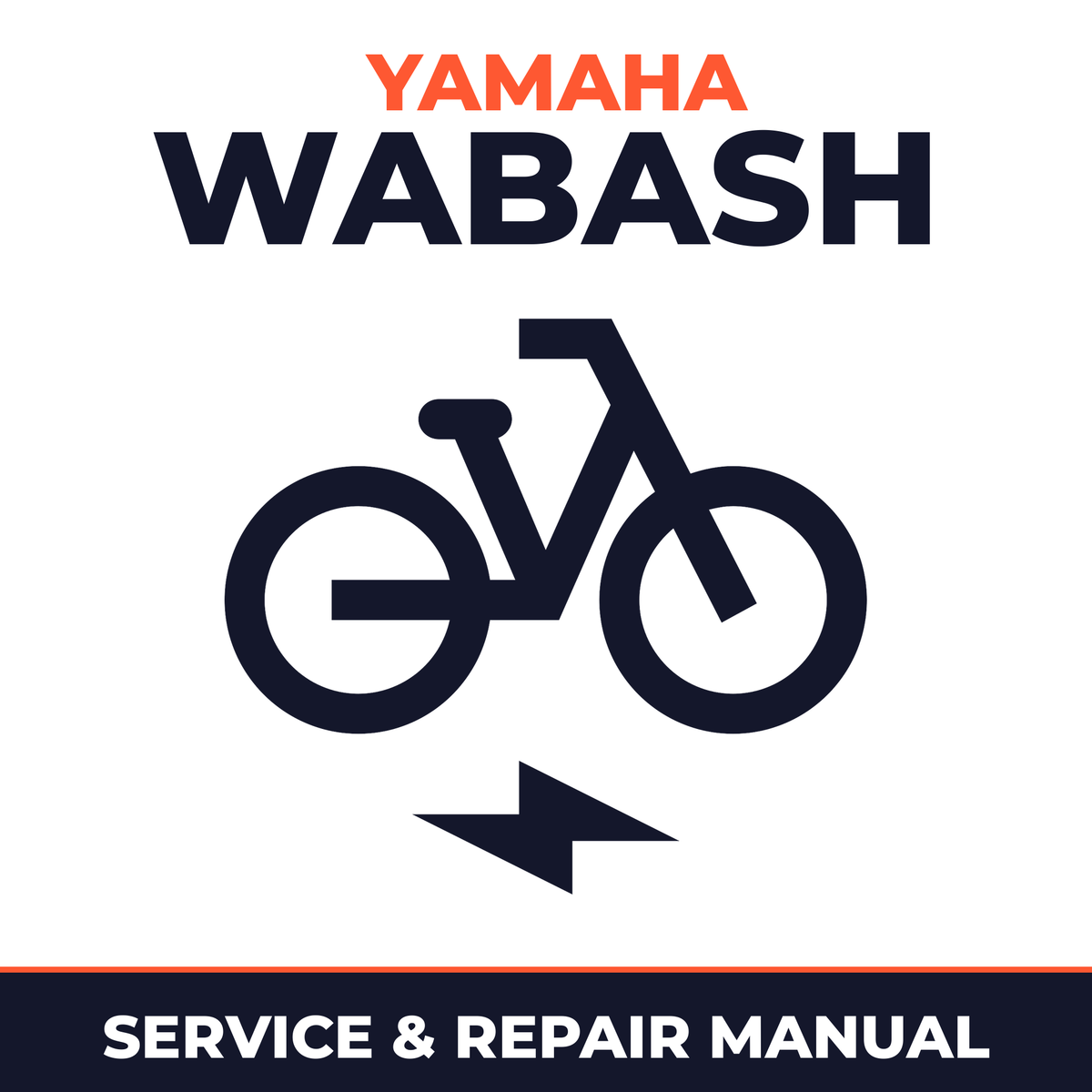 Yamaha WABASH Service and Repair Manual - power assist bicycle workshop manual cover