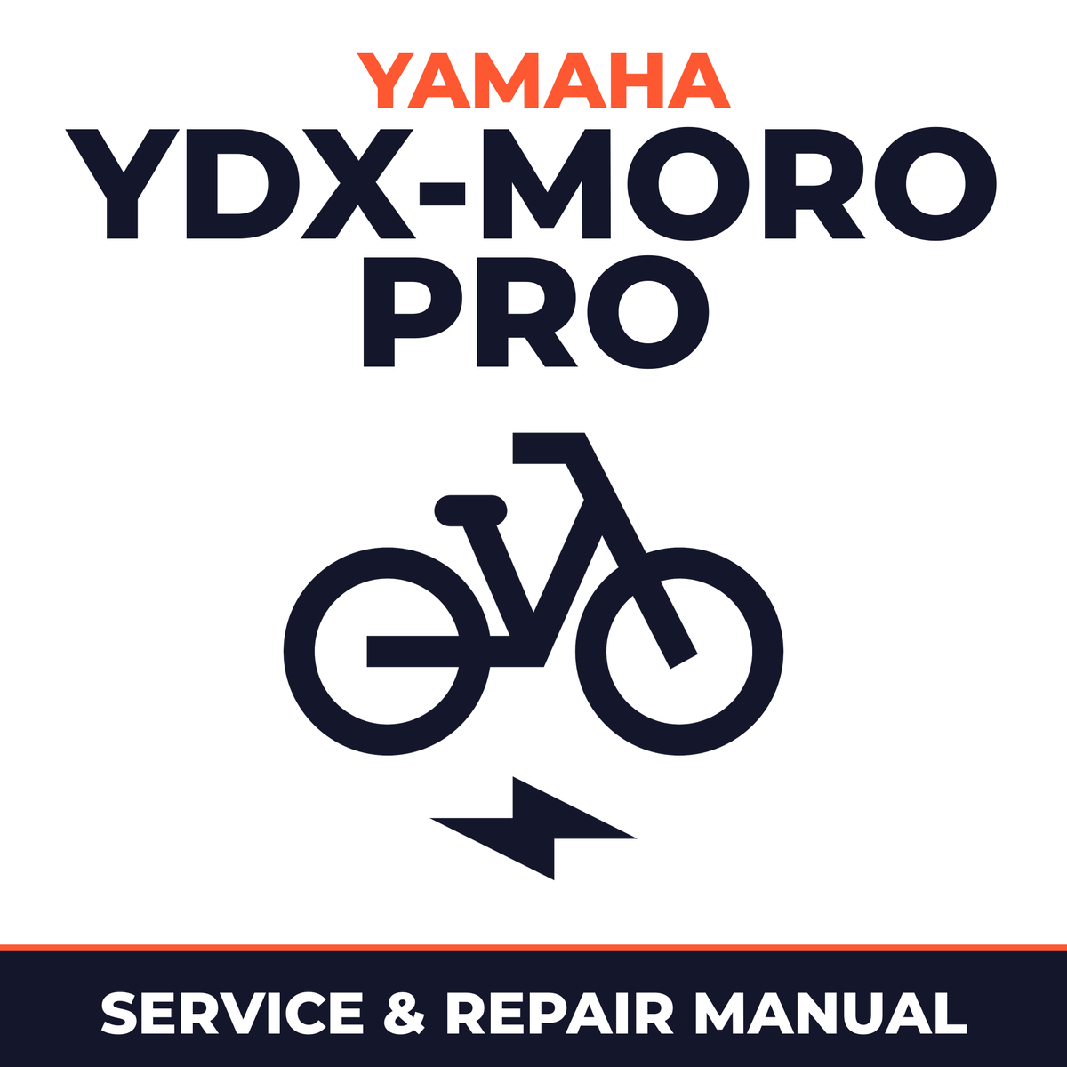 Yamaha YDX-MORO PRO Service and Repair Manual - power assist bicycle workshop manual cover