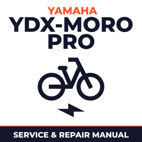 Yamaha YDX-MORO PRO Service and Repair Manual - power assist bicycle workshop manual cover