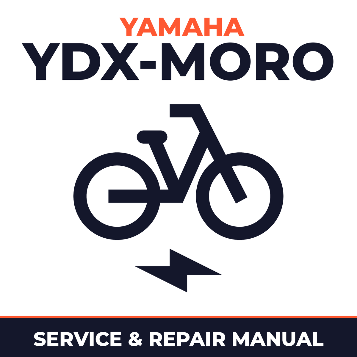 Yamaha YDX-MORO Service and Repair Manual - power assist bicycle workshop manual cover