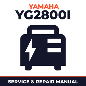Yamaha YG2800i Service and Repair Manual - power equipment workshop manual cover