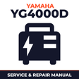 Yamaha YG4000D Service and Repair Manual - power equipment workshop manual cover