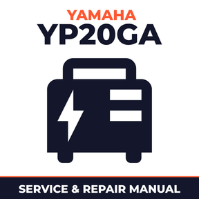 Yamaha YP20GA Service and Repair Manual - power equipment workshop manual cover