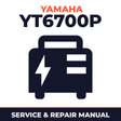 Yamaha YT6700P Service and Repair Manual - power equipment workshop manual cover