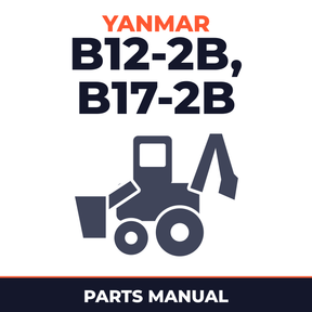 Yan Crawler Backhoe B12-2B & B17-2B Parts Manual