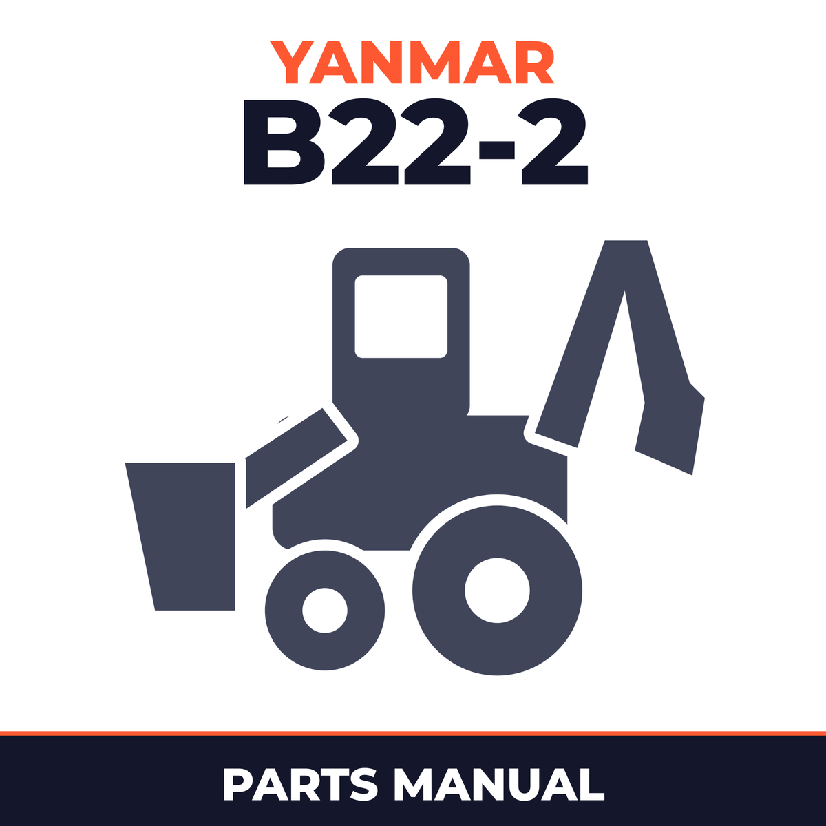 Yanmar Crawler Backhoe B22-2 Europe Parts Manual