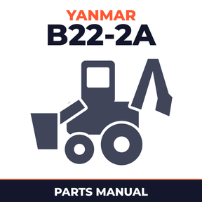 Yanmar Crawler Backhoe B22-2A Parts Manual
