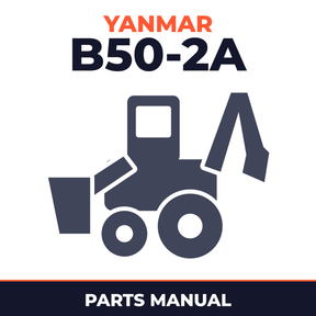 Yanmar Crawler Backhoe B50-2A Parts Catalog Manual