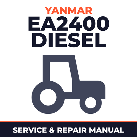 Yanmar EA2400 Diesel Tractor Service & Repair Manual