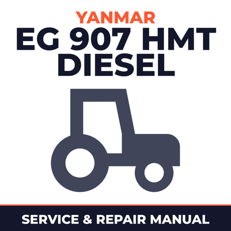Yanmar EG 907 HMT Diesel Tractor Service & Repair Manual