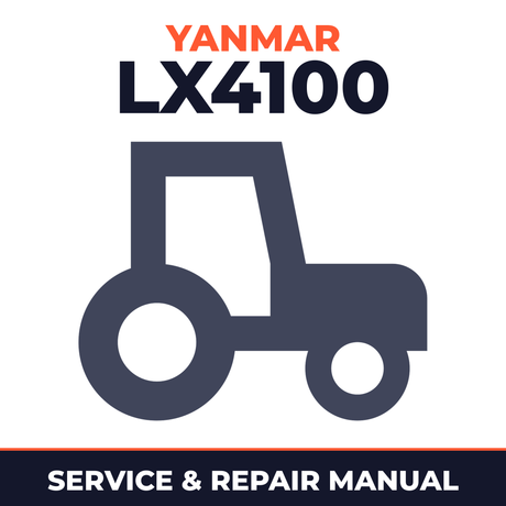 Yanmar LX4100 Compact Tractor Service & Repair Manual