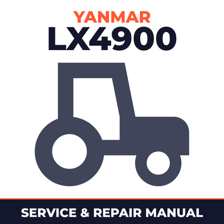 Yanmar LX4900 Tractor Service & Repair Manual