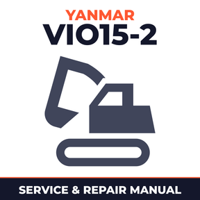 Yanmar ViO15-2 Excavator Service Repair Workshop Manual