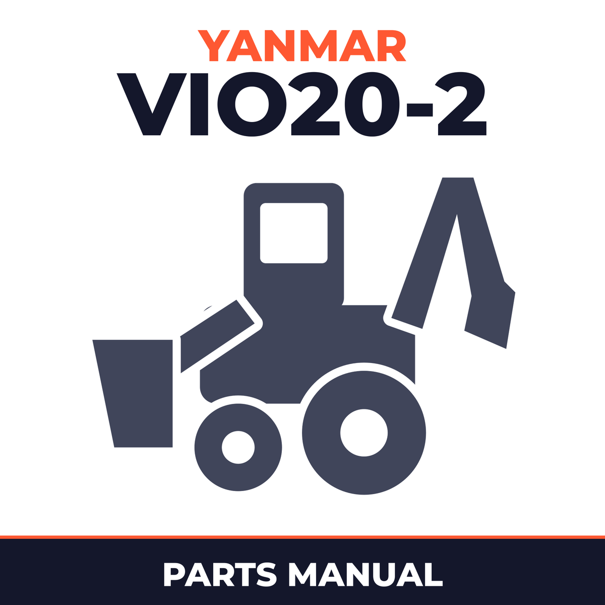 Yanmar VIO20-2 Crawler-backhoe Parts Catalogue