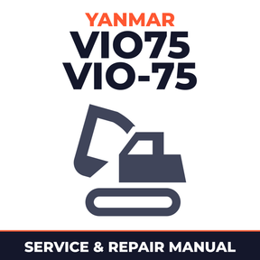 YANMAR ViO75 VIO-75 Excavator Workshop Service Manual