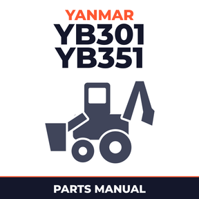Yanmar YB301 YB351 Crawler-backhoes Parts Catalogue