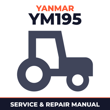 Yanmar YM195 Tractor Service & Repair Manual