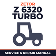 Zetor Z 6320 turbo tractor Service & Repair Manual