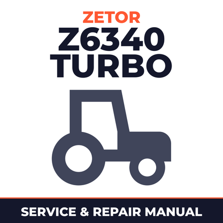 Zetor Z6340 turbo tractor Service & Repair Manual